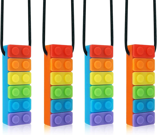 Rainbow Building Block Chew Buddies