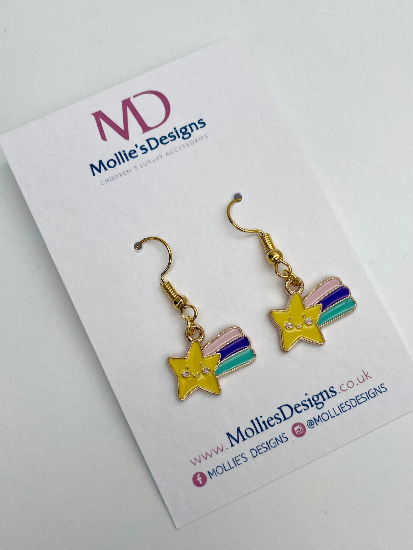 Cute Shooting Star Earrings 🌠