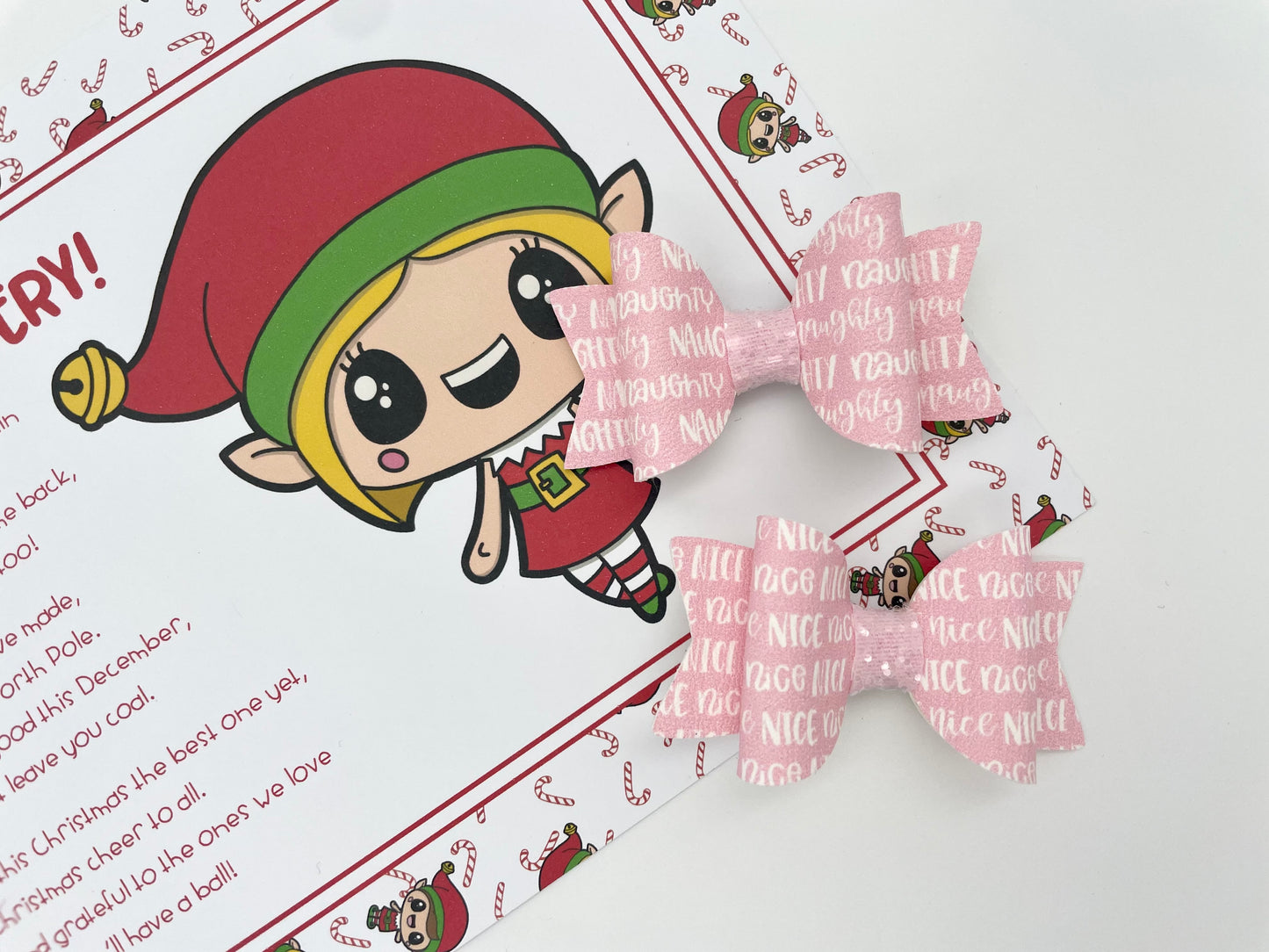 Elf Gift - Card & Bow Set 🎁