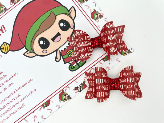 Elf Gift - Card & Bow Set 🎁